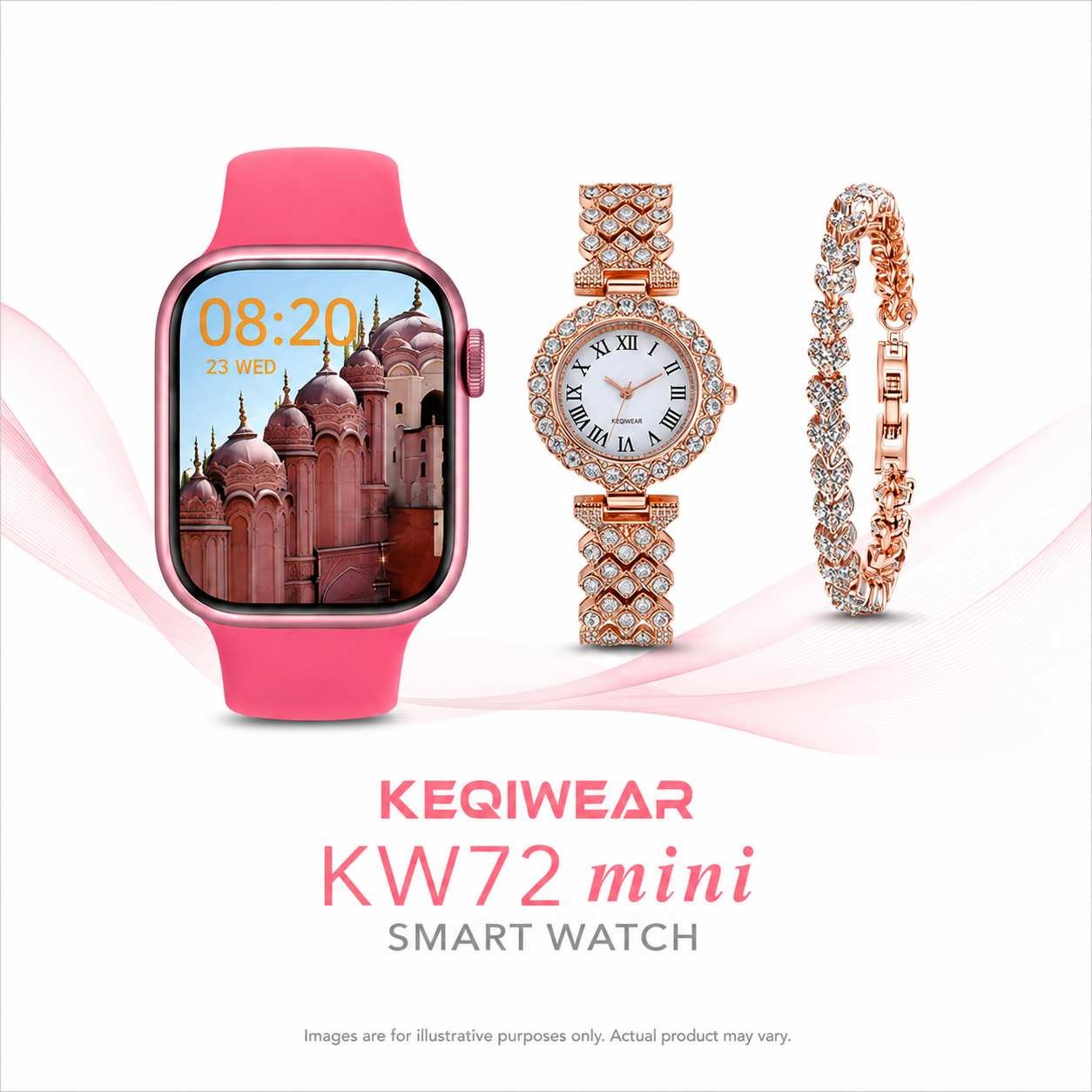 Keqiwear Smart Watch KW72 Mini Ladies