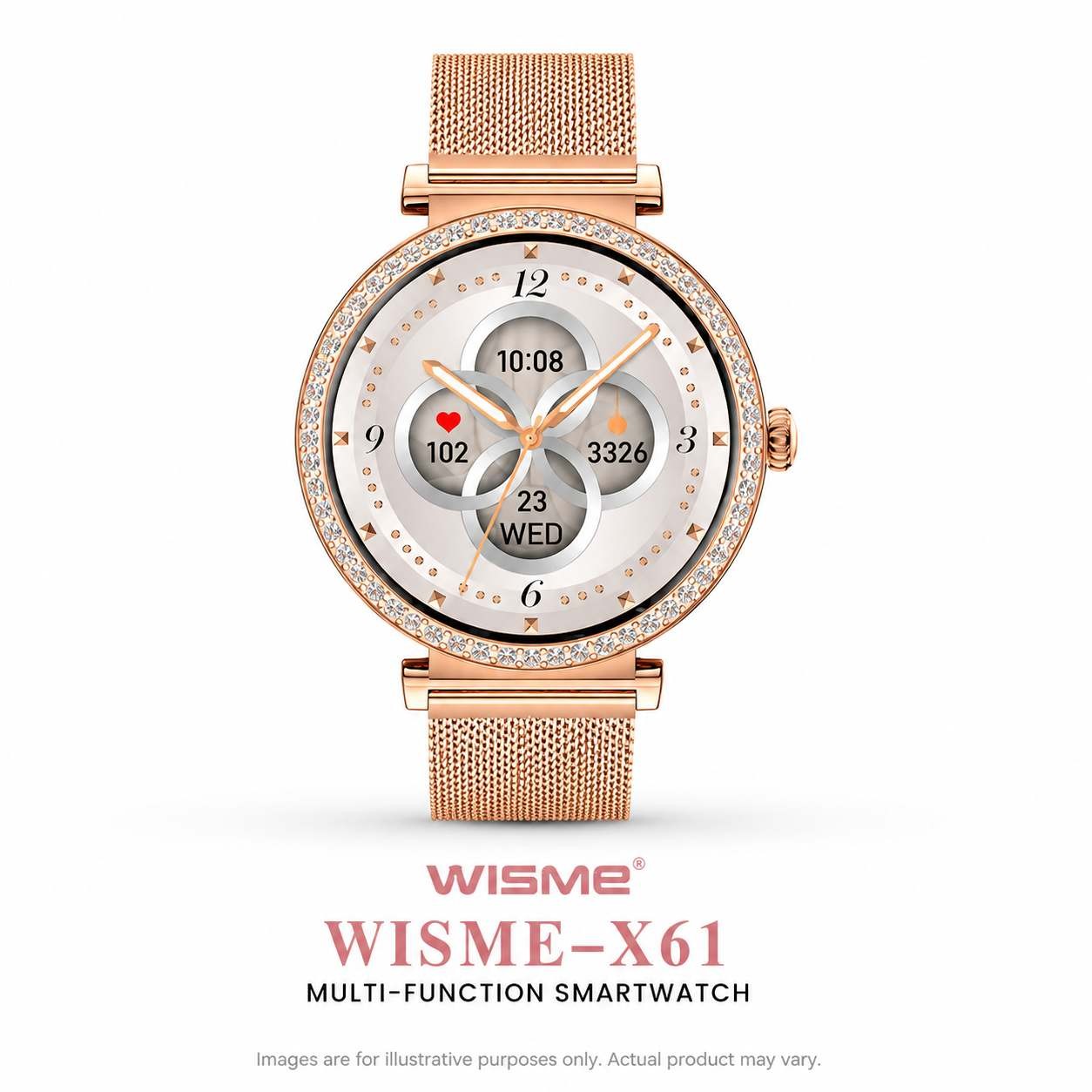 WISME X61 Smart Watch (3+1 Strap Edition)