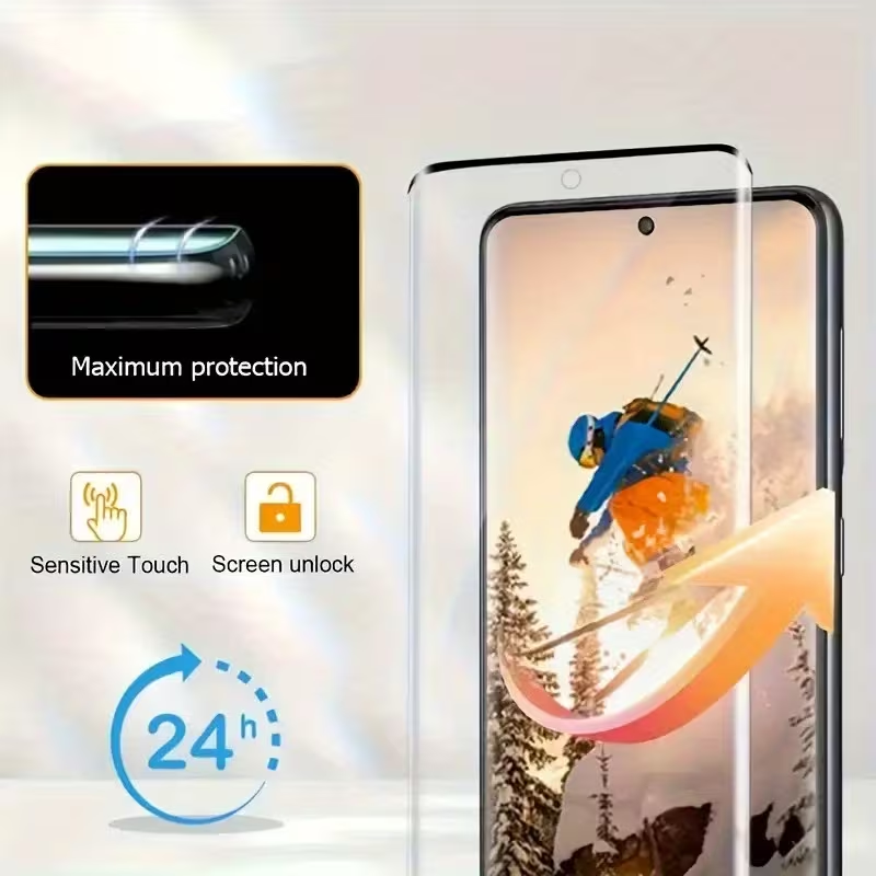 Amazon Brand - Solimo Edge-to-Edge Protector Tempered Glass Screen Protector for iPhone 16 (6.1 Inch) | Pack of 2 Clear