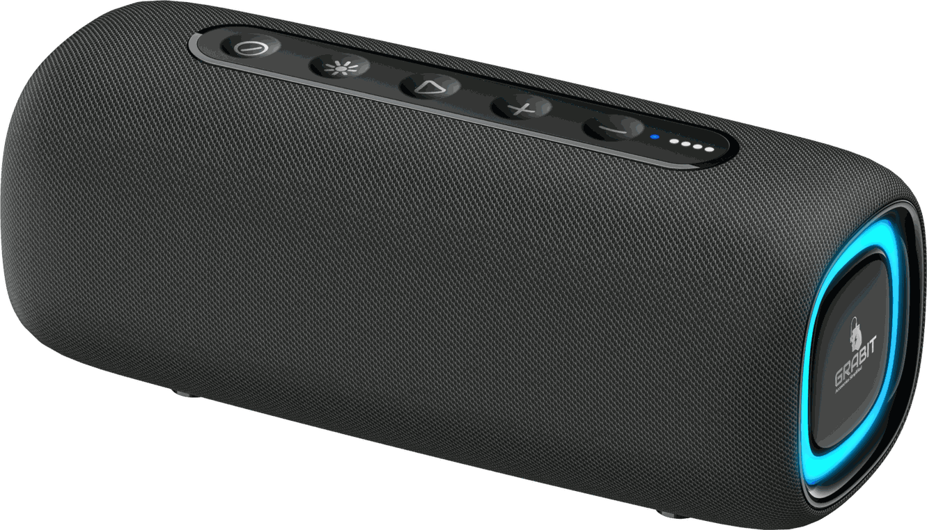Grabit G-Vivox Portable Bluetooth Speaker Black With Warranty