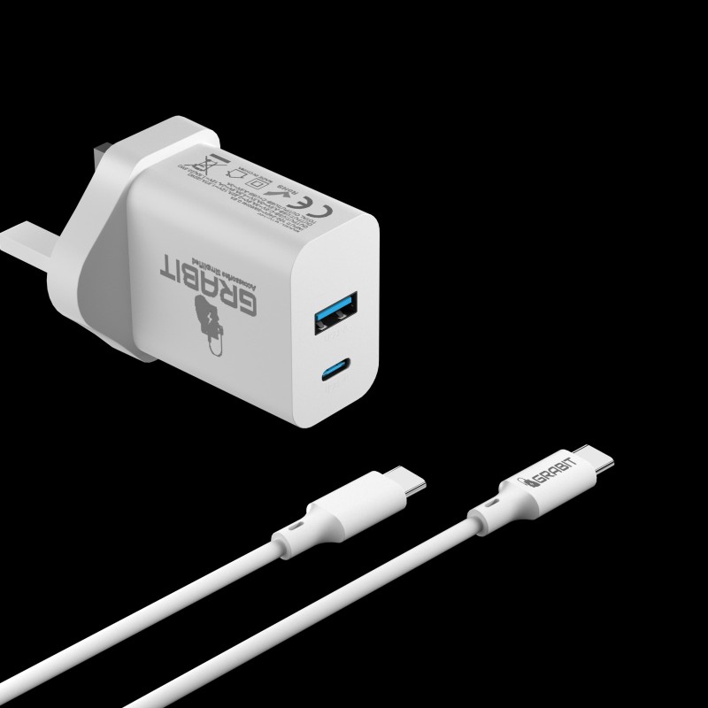 GTC 120C Dual Port Charger 30W With Warranty