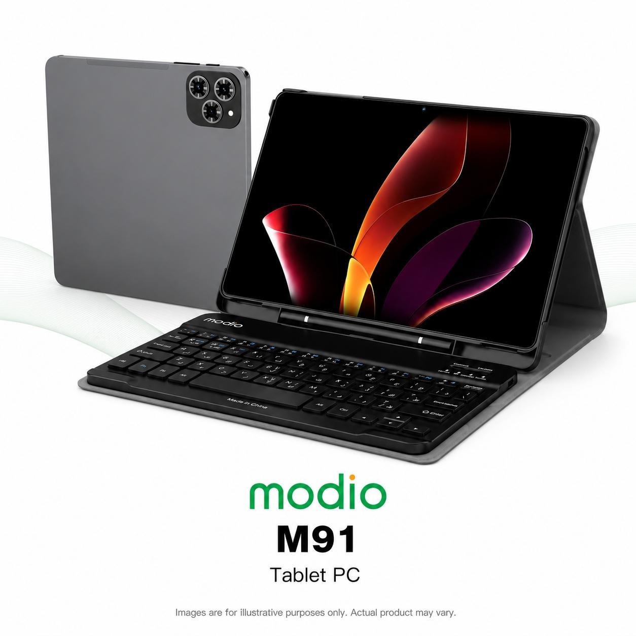 Modio Tablet PC M91 With Keyboard