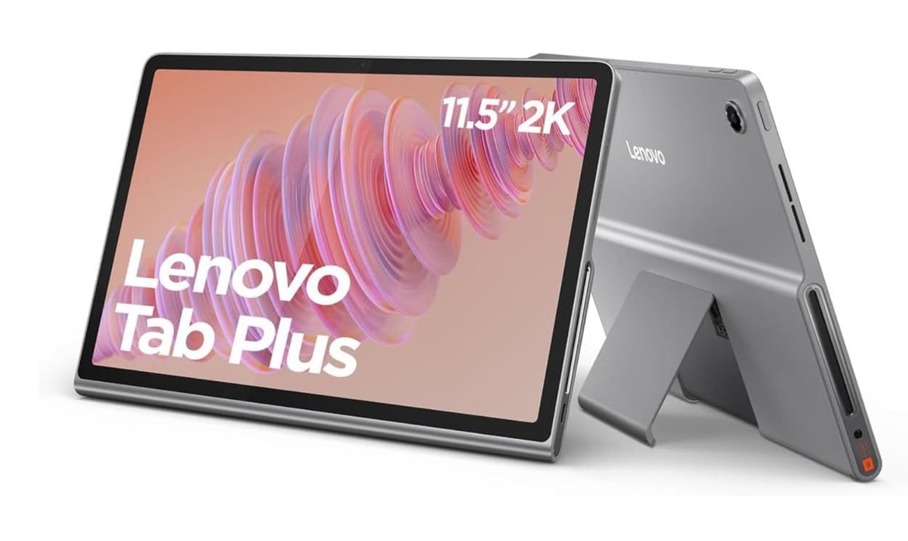 Lenovo Tab Plus with Octa JBL Hi-Fi Speakers| 8 GB RAM, 128 GB ROM| 11.5 Inch, 2K, 90 Hz Refresh| Wi-Fi Tablet| Android 14| 45 W Fast Charger| Built-in Kickstand| Color: Luna Grey
