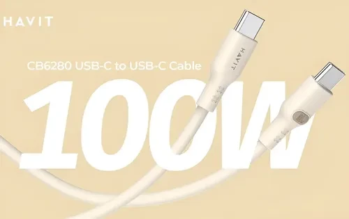 HAVIT CB6280 USB-C to USB-C 100W PD Cable